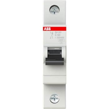 ABB Автоматичен прекъсвач ABB SH201-C63 - 1 P, 63 A, 6 kA (2CDS211001R0634)