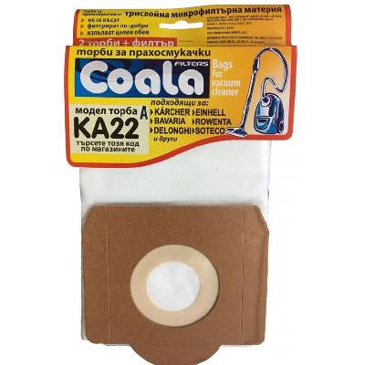 ТОРБИ ЗА ПРАХОСМУКАЧКА coala ТОРБ. ЗА ПРАХ toni ka22-a coal 3 БР (3800091807314)