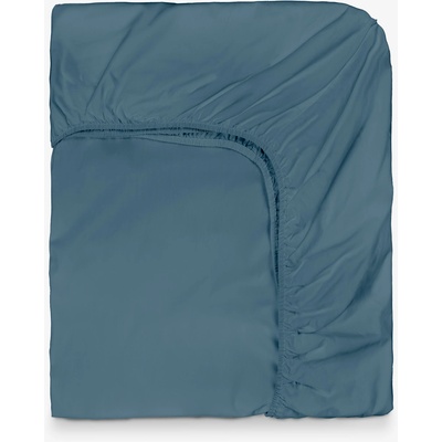 Дилиос Чаршаф с ластик за матрак 140/200/30 см НЮАНСИ Син, 100% памук ранфорс