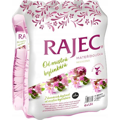 Rajec ochutená materina dúška nesýtená 6 x 1,5 l