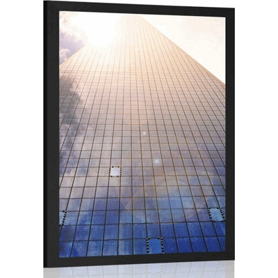 Plakát mrakodrap - 20x30 black