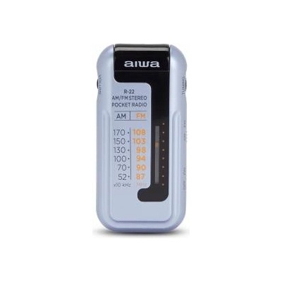 Aiwa Transistor Radio Aiwa R22SL Grey AM/FM