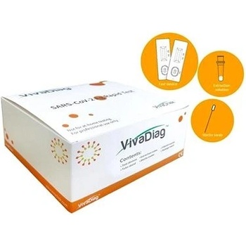 VivaChek Biotech Hangzhou ViVaDiag PRO SARS-CoV-2 Ag Rapid Test 25 ks