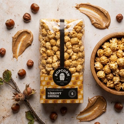 Bopcorn Lískooříškový popcorn 1,5l