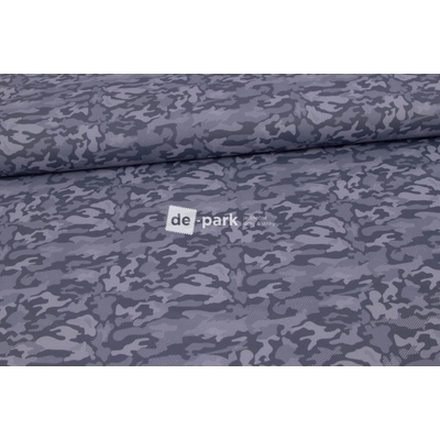 de-park Legins - matný úplet - Maskáč - denim
