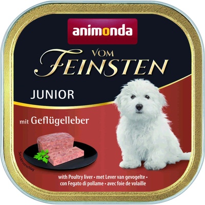 Animonda Vom Feinsten Junior Poultry Liver -Пастет с пилешки дроб, за кучета от 1 до 12 месеца, 150 гр