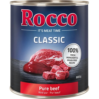 Rocco 24x800г говеждо месо - чисто Rocco Classic консервирана храна