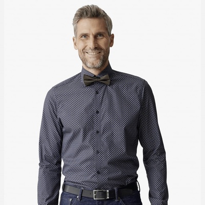 Venti pánska vzorovaná košeľa Modern slim fit