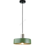 Keter Lighting Пендел HAKI 1xE27/60W/230V зелен/черен/лъскав хром (KE0113)