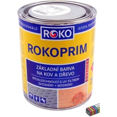 RokoPrim základní barva na kov a dřevo 14kg 0840 červenohnědá