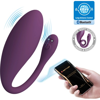 Pretty Love Dora Purple, bluetooth vibrační vajíčko