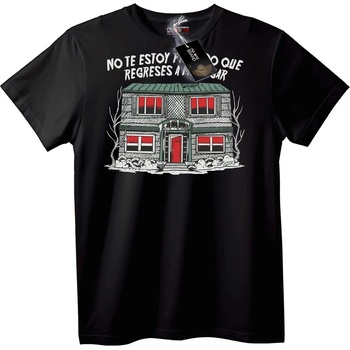 NOONEBRAND Тениска Зловещ Дом - 2XL, White