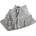 Nordic Ware Класическа форма за кекс GINGERBREAD HOUSE, сребриста, Nordic Ware (NW83948)