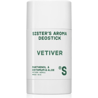 Sister's Aroma Vetiver Deostick дезодорант стик против миризма и изпотяване 50 гр