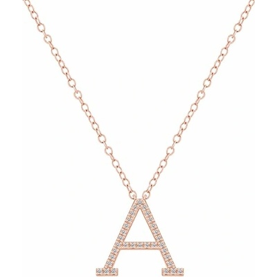 Eppi Personalizovaný náhrdelník s diamantmi N42921