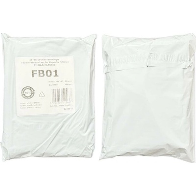 Plastové kurierske obálky na zásielky 175 x 255mm FB01 100ks