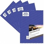 Avery Zweckform 223-5 softcover car logbook (tax office recognized, DIN A5 210x148mm, 80 pages, 858 trips, Germany & Austria, delimitation of private/business trips) pack of 5