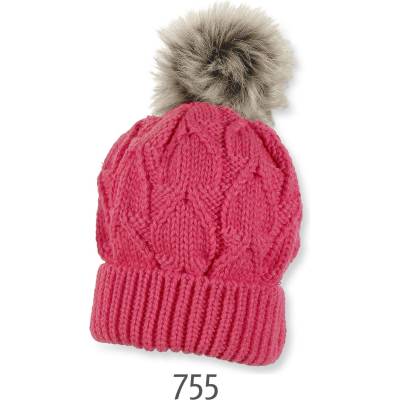 Sterntaler Детска плетена шапка с пискюл, Sterntaler