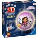 3D puzzle Ravensburger 3D Puzzleball svítící Gabby's Dollhouse 72 ks