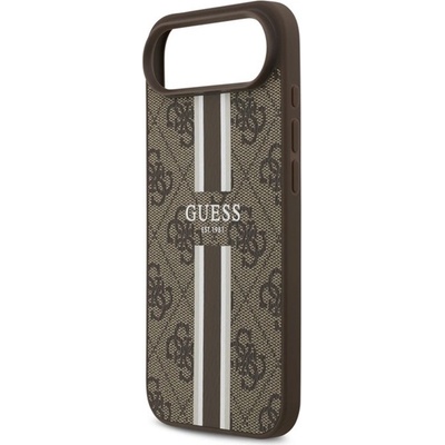 CG Mobile iPhone Air GUESS 4G PRINTED STRIPES силиконов протектор за телефон, удароустойчив, MagSafe, CUT GUHMP17MP4RPSW (GUHMP17MP4RPSW)