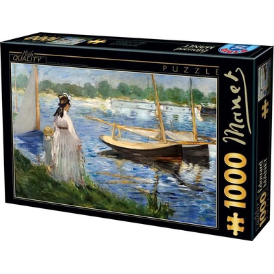 D-Toys - Puzzle Edouard Manet - The-Banks of the Seine at Argenteui - 1 000 piese