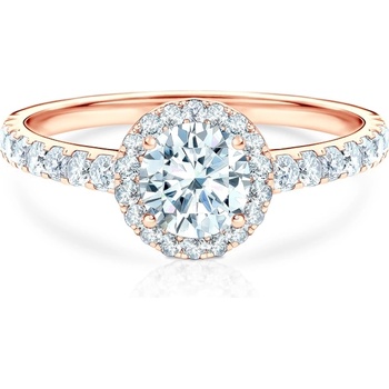 SAVICKI Годежен пръстен This is Love: розово злато, лабораторен диамант