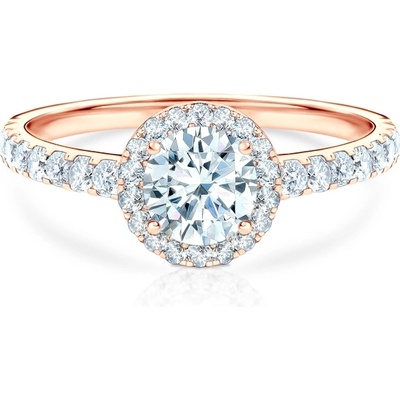 SAVICKI Годежен пръстен This is Love: розово злато, лабораторен диамант