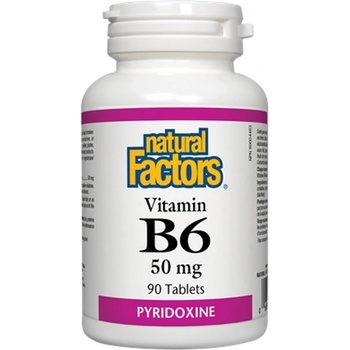 Image 1 of Natural Factors Vitamin B6 50 mg [90 Таблетки]
