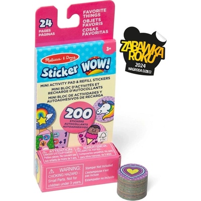 Melissa & Doug Sticker WOW! Náplň Veselé obrázky MDD50296