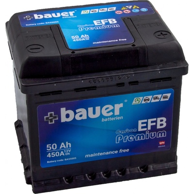 Bauer Carbon EFB 50Ah 450A 12V BA55005