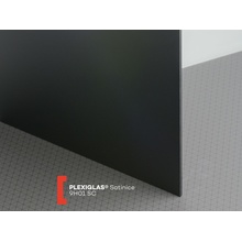 Polyvantis Pískované Plexiglas Satinice 3 mm 9H01 SC black panther 1520 x 2030 mm černý 1 ks