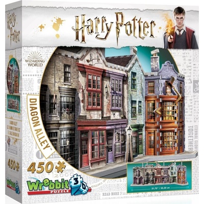 Wrebbit 3D puzzle Harry Potter Příčná ulice 450 ks – Zbozi.Blesk.cz