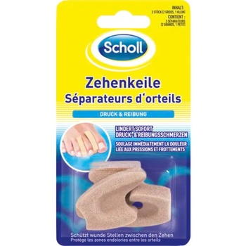 Scholl Разделители за пръсти - 3 броя