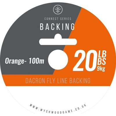 Wychwood Backing Dacron Flyline Backing 20 lb 100 m Orange