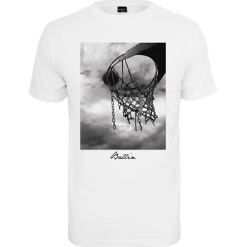 Mister Tee Мъжка тениска в бял цвят Mister Tee Ballin 2.0 UB-MT1185-00220 - Бял, размер XL