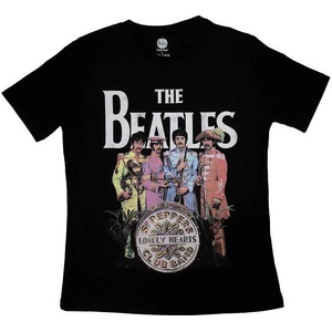 The Beatles Sgt Pepper Black M Дамски Риза (BT01LB02)