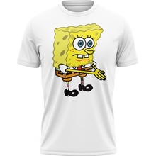 MemeMerch tričko Hold on bílá