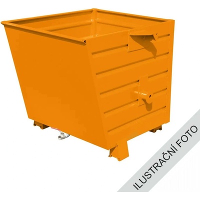 Happy End Stohovatelný kontejner TRV s výpustí oranžová nosnost 2000 kg PLN 8833/OR