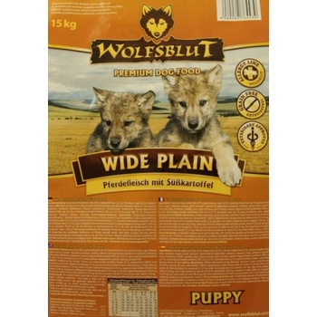 Wolfsblut Wide Plain Small Breed 15 kg