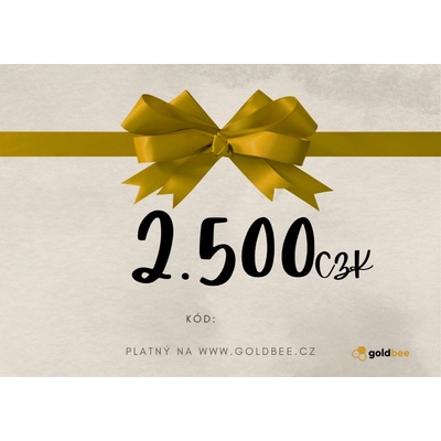 Dárkový Poukaz GoldBee 2500 Kč