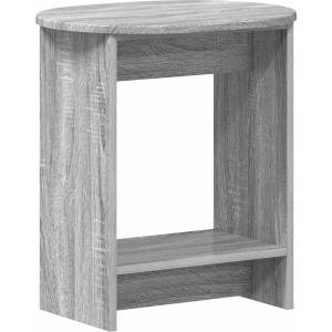 vidaXL Странична маса Сива сонома 50 x 39, 5 x 55 см (899858)