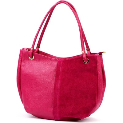 Luka kožená kabelka 26-089 magenta