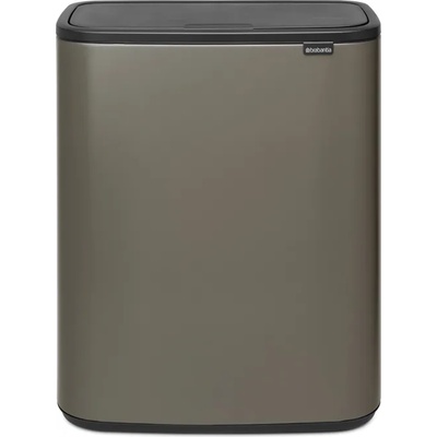 Brabantia Кош за смет Brabantia Bo Touch 60L, Platinum (1001276)