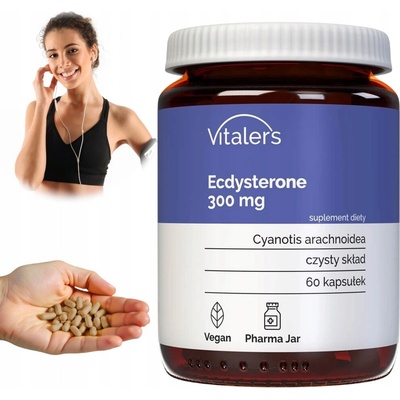 Ekdysteron Vitaler's Ecdysterone 300 mg Síla Energie 60 kapslí