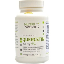 NutriWorks Quercetin + Vitamin C 250 mg 60 kapsúl