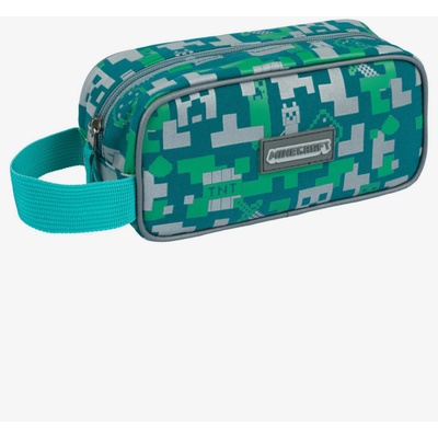 Baagl Зелен моливник Baagl Minecraft Silver Creeper BAAGL | Zelen | Момичешки | ЕДИН РАЗМЕР