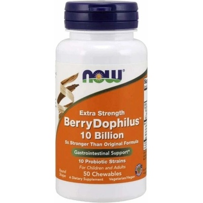 Now Foods Extra silný BerryDophilus 50 žuvacích tabliet