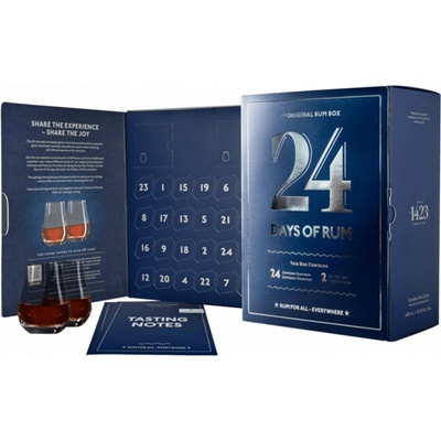 24 Days Of Rum rumový kalendár verzia 3 42,5% 0,48 l (dárčekové balenie kalendár)