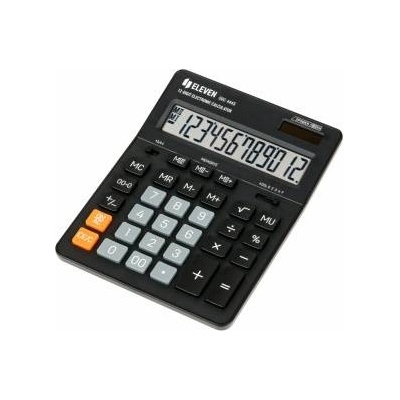 Eleven Eleven Calculator SDC444S, Black, Desktop, 12 Seats, Dual Power Supply