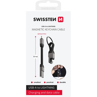 Swissten 71551060 USB A/Lightning, 9,7cm